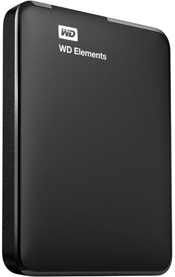 Внешний жёсткий диск 1Tb WD Elements Portable (WDBUZG0010BBK)