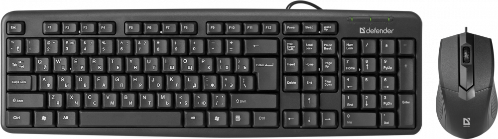 Клавиатура + мышь Defender Dakota C-270 Black (45270)