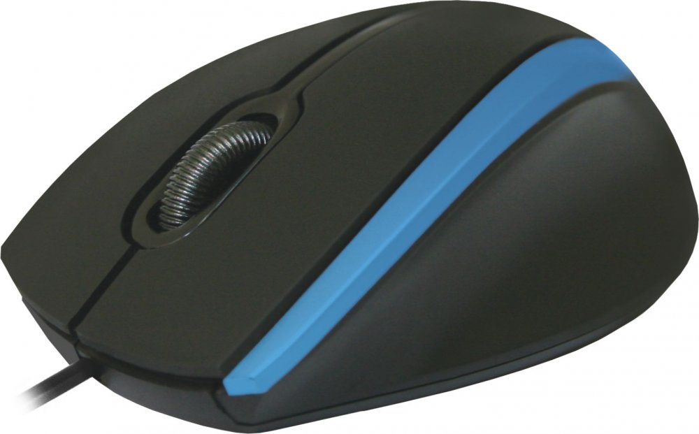 Мышь Defender MM-340 Black/Blue (52344)