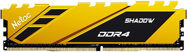 Оперативная память 8Gb DDR4 3600MHz Netac Shadow Yellow (NTSDD4P36SP-08Y)
