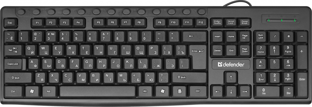 Клавиатура Defender Action HB-719 Black (45719)